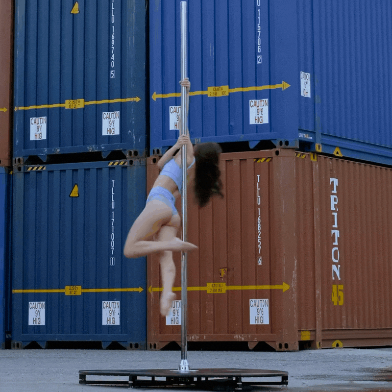 Alquiler barra pole dance para exteriores